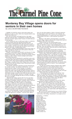 Monterey Bay Village opens doors for seniors in their own homes