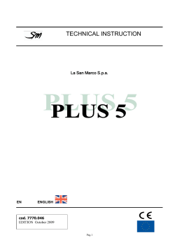 &yuml;&thorn;M icrosoft W ord - TECHNICALINSTRUCTIONM ANUALPLUS 5