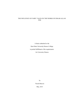 THE INFLUENCE OF FAIRY TALES ON THE WORKS OF EDGAR