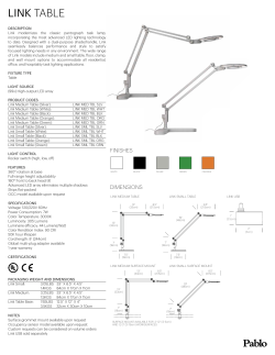 link table - Pablo Designs