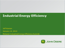 John Deere Today - Midwest Energy Efficiency Alliance