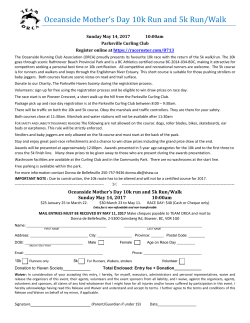 2017 Info and Registration - Oceanside Running Club Association
