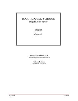 English Language Arts Grade 8