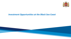 Investment Opportunities at the Black Sea Coast