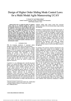 Design ofHigher Order Sliding Mode Control Laws for a Multi Modal