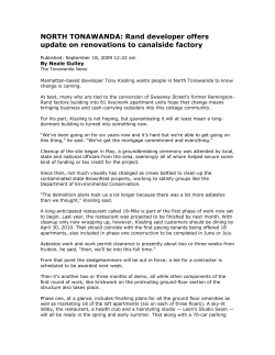 NORTH TONAWANDA: Rand developer offers