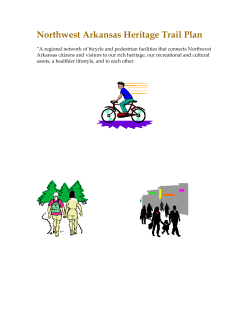 Northwest Arkansas Heritage Trail Plan