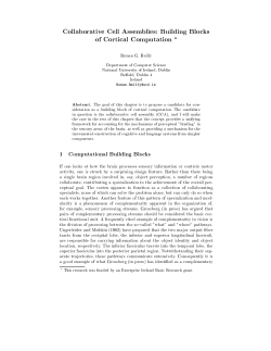 Collaborative Cell Assemblies: Building Blocks of Cortical