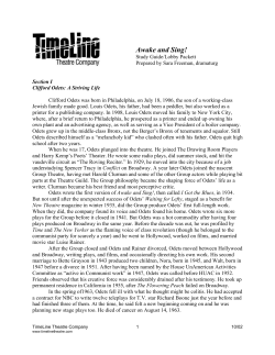 Awake and Sing! - TimeLine Theatre