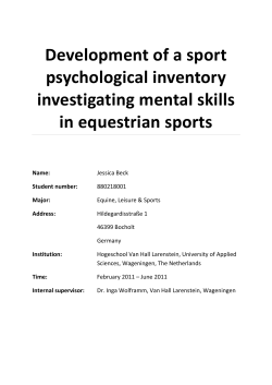 Thesis Jessica Beck - Wageningen UR E