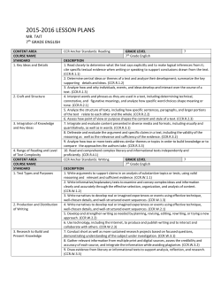 2015-2016 LESSON PLANS