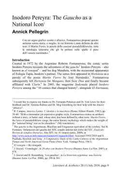 Inodoro Pereyra: The Gaucho as a National Icon