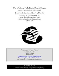 Celebrate National Poetry Month