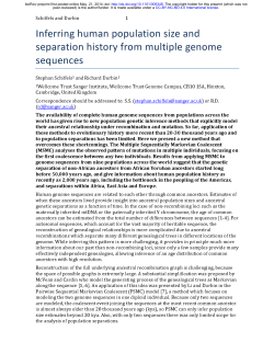 Schiffels and Durbin