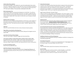 Student Talent Show Auditions Do you like the spotlight? Come