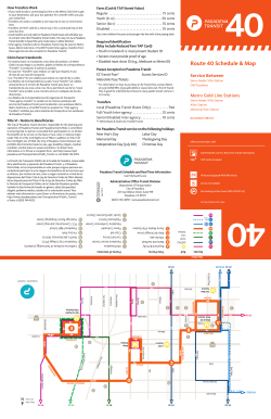Route 40 - City of Pasadena