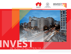 Invest in South Australia