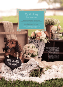 My Wedding Inspiration - Jade McIntosh Flowers