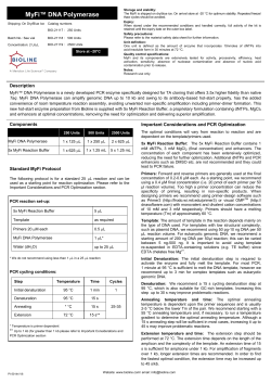 MyFi&trade; DNA Polymerase