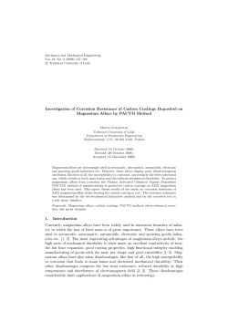 Investigation of Corrosion Resistance of Carbon Coatings Deposited