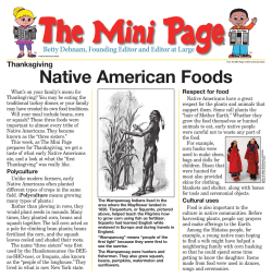 Thanksgiving - NIEonline.com