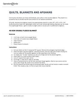 quilts, blankets and afghans