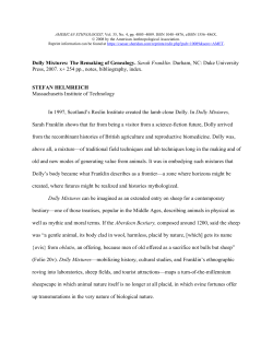 Dolly Mixtures - MIT Anthropology