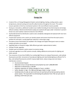 Energy Use - The Broadmoor