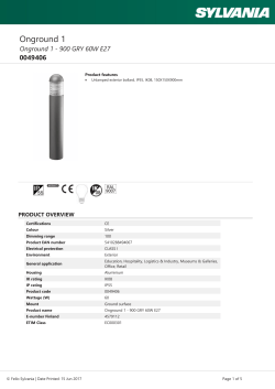 Onground 1 - 900 GRY 60W E27