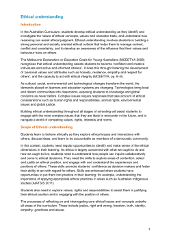 Ethical understanding