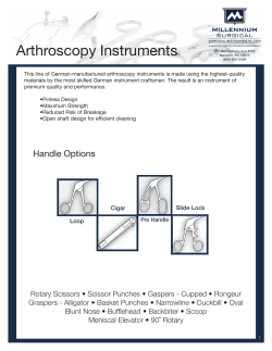Arthroscopy Instruments