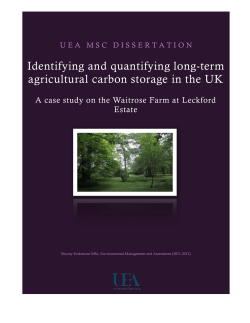 Identifying and quantifying long-term agricultural carbon
