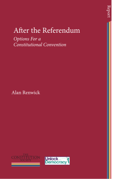 After the Referendum - The Constitution Society