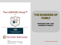 The LINEAGE Group&trade; - Victory Partners LLC