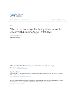Allies to Enemies: Popular Xenophobia during the