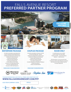 falls avenue resort preferred partner program