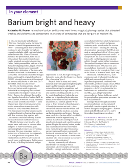 Barium bright and heavy