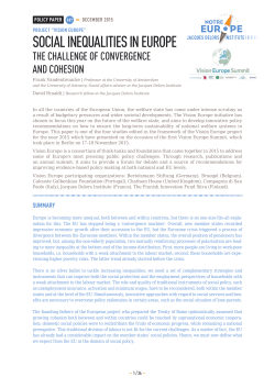 social inequalities in europe