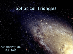 Spherical Triangles