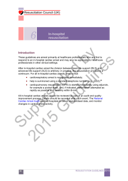 6 In-hospital resuscitation