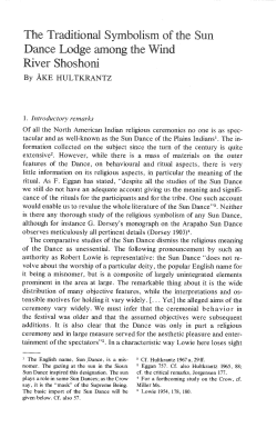 The Traditional Symbolism of the Sun Dance Lodge among the