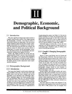 Economic Security for an Aging Canadian Population, Chapter 2