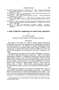 A study of 10 m firn temperatures in central East Antarctica