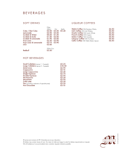 beverages - Celtic Manor