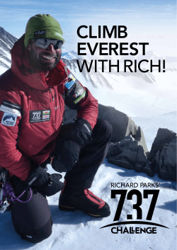 climb everest with rich!