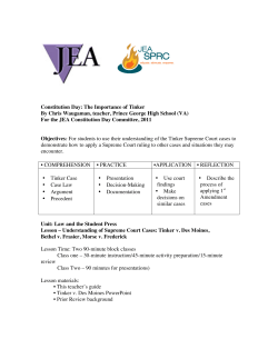 Constitution Day: The Importance of Tinker By Chris Waugaman