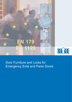 Gege Panic program Broshure