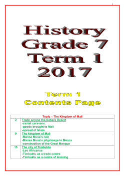 History - Tom Newby School