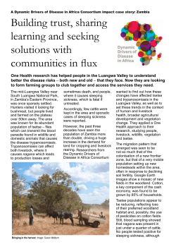 Building trust, sharing learning and seeking