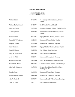 Dominican Republic - Association for Diplomatic Studies and Training